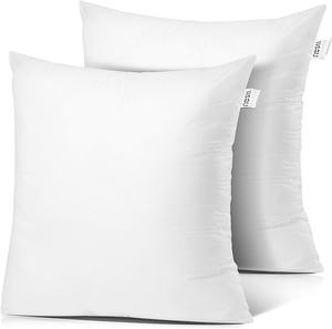 Nestl Throw Pillow Inserts – Decorative Euro & Lumbar Pillow for Couch & Bed, Cotton Blend, Plush & Washable