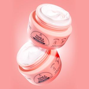 Nature Spell Tone & Tighten Skin-Firming Body Cream for Body and Bum with Ginseng Extract and Plant Collagen