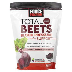 Force Factor Total Beets®, Blood Pressure Support, Acai Berry, 60 Soft Chews