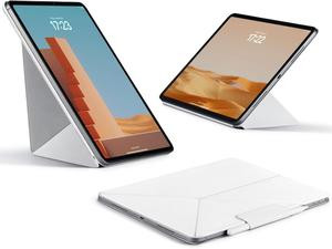 PITAKA Folio iPad Pro 11" MagEZ Case - Elegant White Design - Ultra-Thin & Shockproof Protection with MagSafe Compatible Design Apple iPad Cover