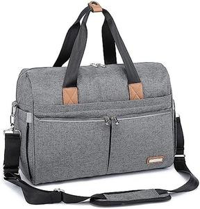 RUVALINO Diaper Bag Tote, Hospital Bag Large Travel Weekender Diaper Changing Messenger for Mom and Dad
