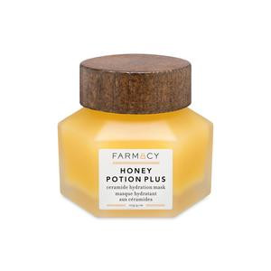 Farmacy Honey Potion Plus Facial Mask with Ceramides & Panthenol - Antioxidant Rich Hydrating Face Mask - Moisturizing Skin Care Facial Mask