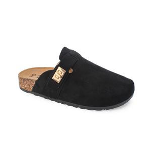 GILA-103 Women's Slip-On Clasp Cork Bottom Clog Mule Walking Shoes Footwear Girl Comfort Girl Comfort