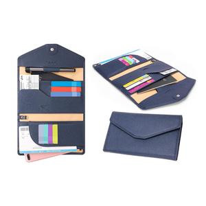 RFID Blocking Travel Passport Organizer Wallet – Secure Document Holder with RFID Protection