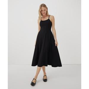 Women's Fit & Flare Midi Dress