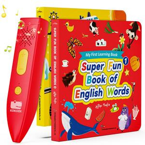 KOKODI Educational Toy, Talking Pen Toy, Learning Toy with Games, Birthday Gift, Interactive Books for Encouraging Expression, Talking Pen with Recording Capability and Puzzle Games