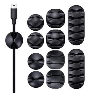 10-Pack: Self Adhesive Cable Clips For Cord Holders