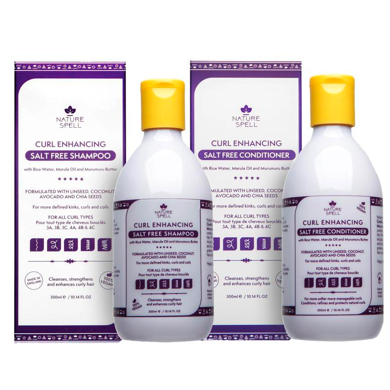 Nature Spell's Curl Enhancing Shampoo & Conditioner Duo