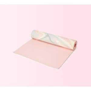 Yoga Mat For Fitness, Yoga and Recovery | Double Sided Pink + Teal Marble | Premium Materials & Thickness