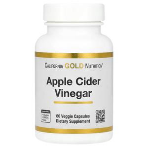California Gold Nutrition Apple Cider Vinegar, 60 Veggie Capsules (450 mg per Capsule)