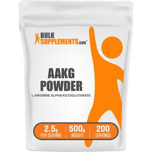 BulkSupplements.com AAKG (L-Arginine Alpha-Ketoglutarate) Powder - Dietary Supplements - Edible - Fitness - Amino Acid Supplement - Muscle Protein Powders - 100g-1kg - 2500mg per Serving