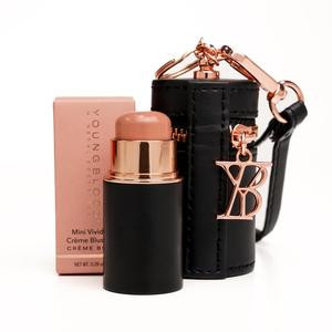 YB Cosmetics Mini Crème Brûlée VividLuxe Crème Blush Stick with Limited Edition Signature Keychain