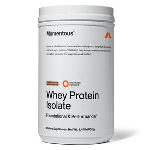 Momentous Grass Fed Whey Protein Isolate - 25 Servings