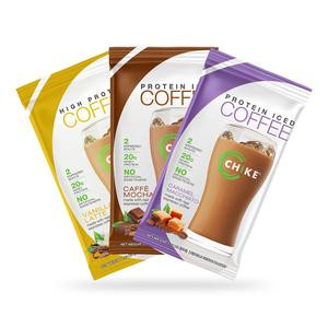 Naturally Sweetened High Protein Instant Iced Coffee Sampler Packs