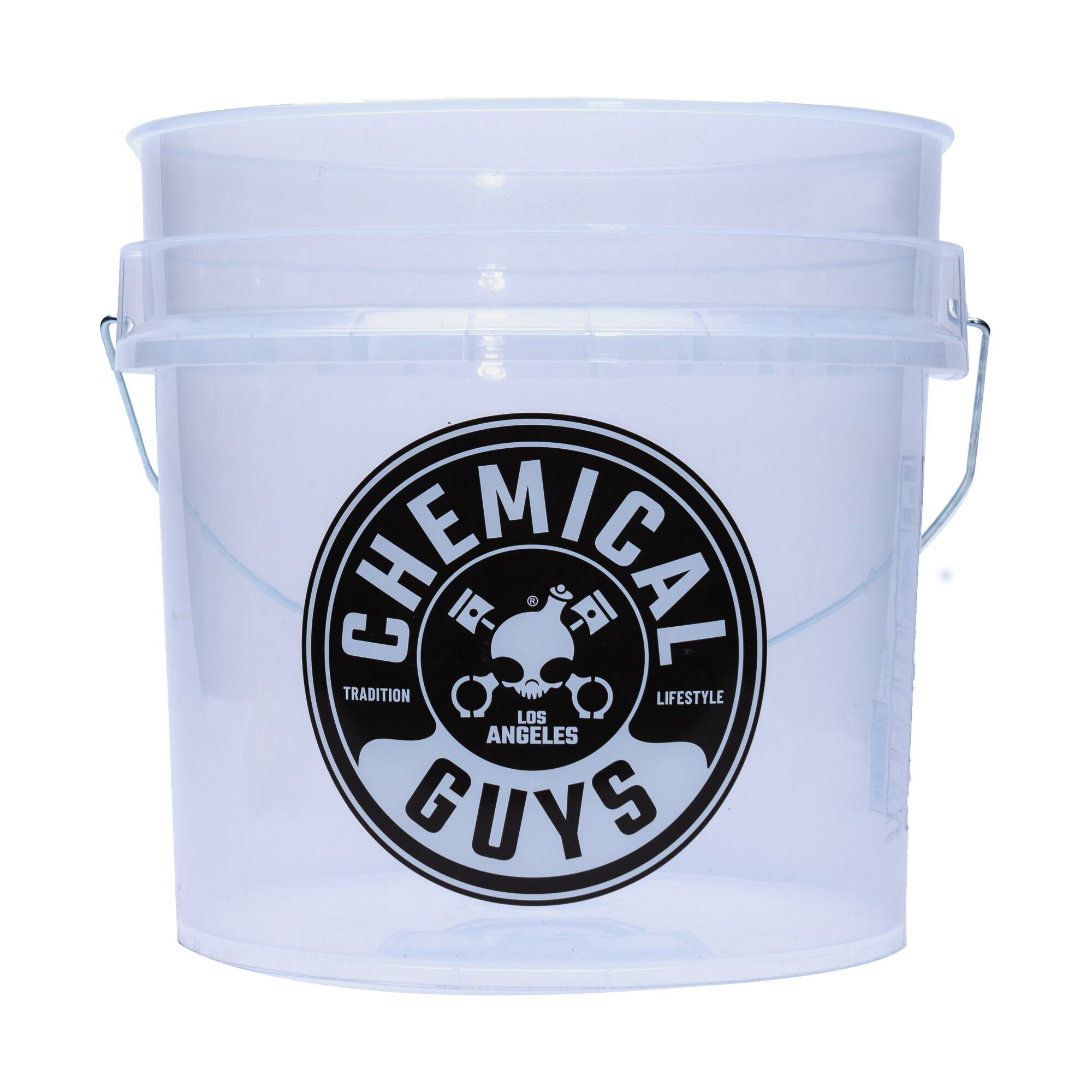 CHEMICAL GUYS Heavy Duty Ultra Clear Detailing Bucket – 4.25 Gal Transparent Wash Bucket, Durable & Chemical Resistant for Car Wash & Detailing, Plastic, Washing Bucket from Chemical Guys