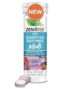 Zenwise Digestive Enzymes Berry Mint Chewables