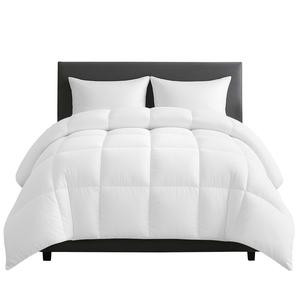 Lux Decor 1 Pc Comforter- All Season Soft Polyester Comforter- Quilted Box Stitching Duvet Insert - Breathable Down Alternative Comforter Set #labourday
