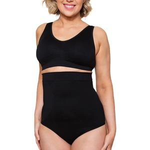 SHAPER FLEX Thong Shorts Shapewear Tummy Control for Women, High Waist Shaping Seamless Body Shaper Panties, High Waist Trainer (Black, 3XL)