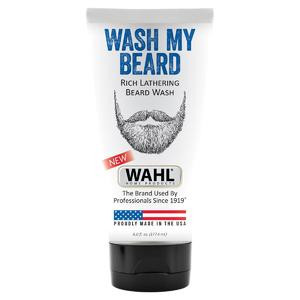 Wahl Wash My Beard – 6 fl oz Rich Lathering Beard Wash for Men, Gentle on Sensitive Skin, Deep-Cleans Facial Hair - Model 3024216