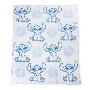 Lilo and Stitch Hawaiian Flower 50x60 Feather Knit Throw