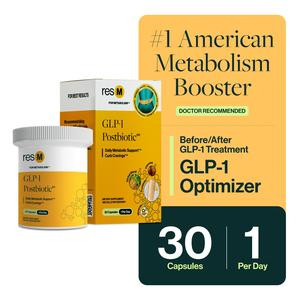 resM Postbiotic for overall health support - heat-treated probiotic 30 servings