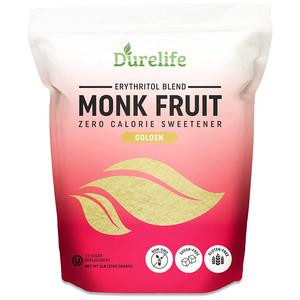 Durelife Golden Monk Fruit Sweetener, 1:1 Sugar Replacement, Keto Diet Friendly, Zero Calorie Sugar Substitute, Packaging May Vary Flavor Baking