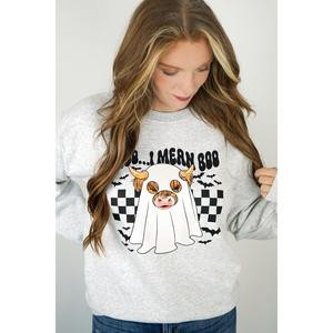 Moo Moo Cow Ghost Crewneck Sweatshirt