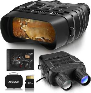 JStoon Night Vision Goggles Night Vision Binoculars - Digital Infrared Night Vision for Viewing in 100% Darkness-HD 1080p Image & Video from 300m/984ft for Hunting & Surveillance