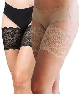 DOLCE Thigh Bands By Bandelettes - BUNDLE Lace Elegant Thighs Protection Panties Spandex