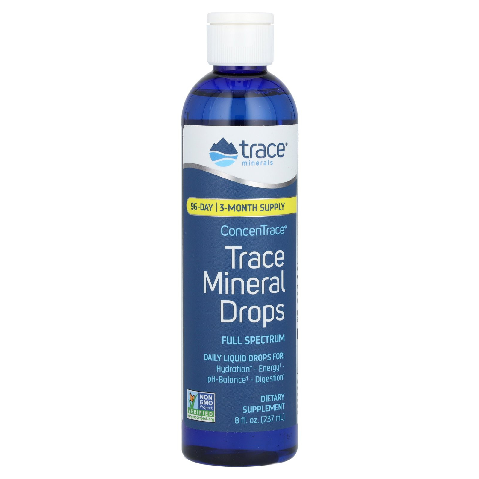 Trace Minerals ® ConcenTrace, Trace Mineral Drops, Full Spectrum, 8 fl oz (237 ml)