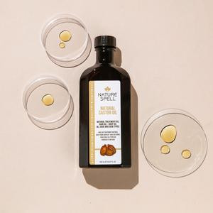 Nature Spell Pure Castor Oil for Hair & Skin 5.07 Fl Oz
