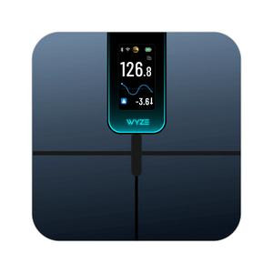 Wyze Scale Ultra — Wi-Fi Smart Weighing Scale, 4.3" Screen Shows BMI, Muscle Mass & More! — Body Composition Measurements (Track Goals), ovu tek
