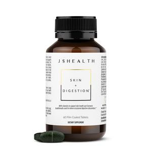Skin + Digestion Formula - 1 Month Supply | 60 Tablets | Supports Skin and Gut Health