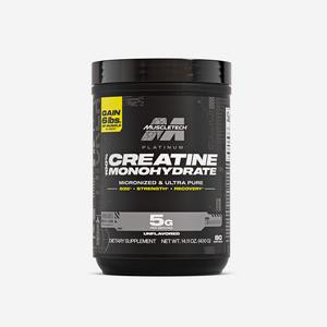 MuscleTech Platinum 100% Creatine (80 Servings) | Micronized Creatine for Energy & Recovery Support Healthcare Supplement Fitness Edible