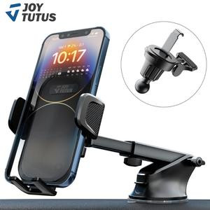 JOYTUTUS 3-in-1 Car Phone Mount with Strong Suction Cup for Windshield, Dashboard, Air Vent, Universal Fit for All Smartphones magnetic phone holder Electronics Accessories Adjustable