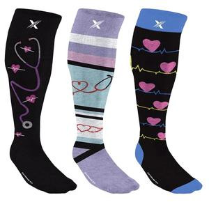 Wide Calf Supportive Knee High Socks (3-Pairs)