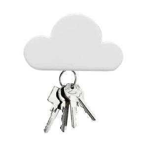Magnetic Stick Anywhere Cloud Design Key Holder – Easy Wall-Mounted Organizer for Keys, Keychains, and Small Items Kitchen Metal