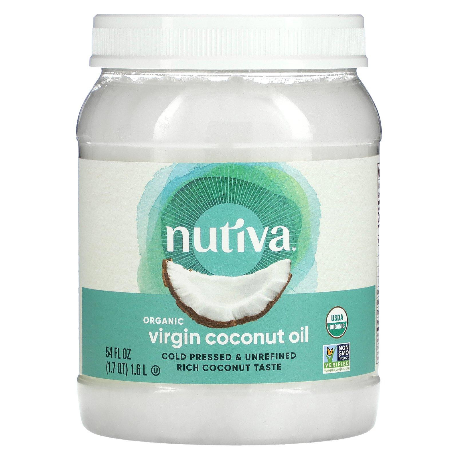 Nutiva Organic Virgin Coconut Oil, 54 fl oz (1.6 l)