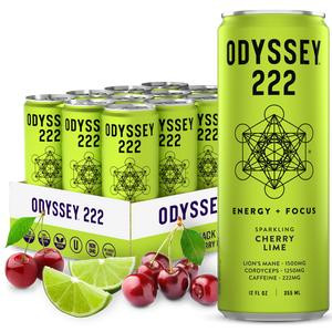 Cherry Lime 222 Sparkling Energy Drink 12 Pack Beverage