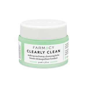Farmacy Makeup Remover Cleansing Balm - Clearly Clean Fragrance-Free Makeup Melting Balm - Great Balm Cleanser for Sensitive Skin - Mini size