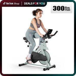 [PitPat X DeerRun] S500 Indoor Adjustable Magnetic Resistance Silent Belt Cycling Bike With Smart App Gym Equipment