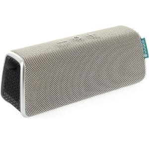 Fugoo Style Portable USB Bluetooth Surround Sound Speaker with Built-in Speakerphone, 10 Hour Battery Life, Waterproof Microphone, Silver Audio Stereo