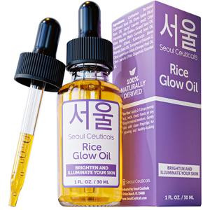 Korean Rice Bran Glow Oil + Squalane For Glass Skin Serums Skincare