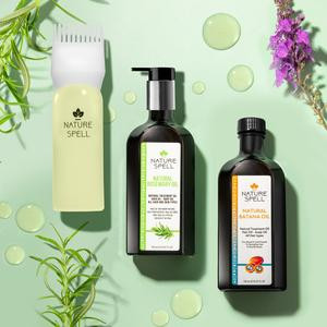 Batana & Rosemary Hair Nourishment Set with pump and Oil Applicator Set