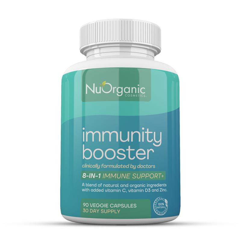 8-in-1 Immunity Booster Supplement - zinc, vitamin c, black ginger extract, vitamin D