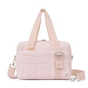 WESTBRONCO Puffer Women Crossbody Bag Nylon Quilted Top Handbag Shoulder Bag WIth Adjustable Strap For Gym,Travel