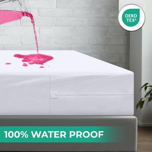 Utopia Bedding Zippered Mattress Encasement Queen | 100% Waterproof & Bed Bug Proof Protector | 6-Sided Cover, Washable & Durable - White (60x80x15)
