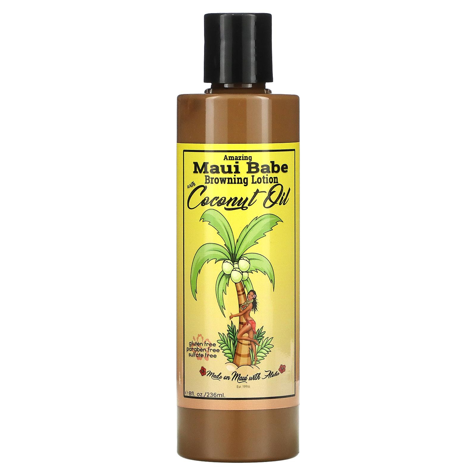 Maui Babe Amazing Browning Lotion with Coconut Oil, 8 fl oz (236 ml)