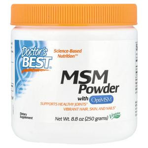 Doctor's Best MSM Powder with OptiMSM®, 8.8 oz (250 g)