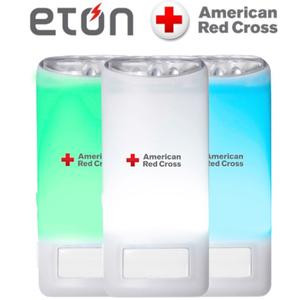 Eton American Red Cross Emergency LED Motion Sensor and Flashlight, with Multi-Color Nightlight, Foldable Plug, Dual Setting Motion Sensor.  Always be Prepared.